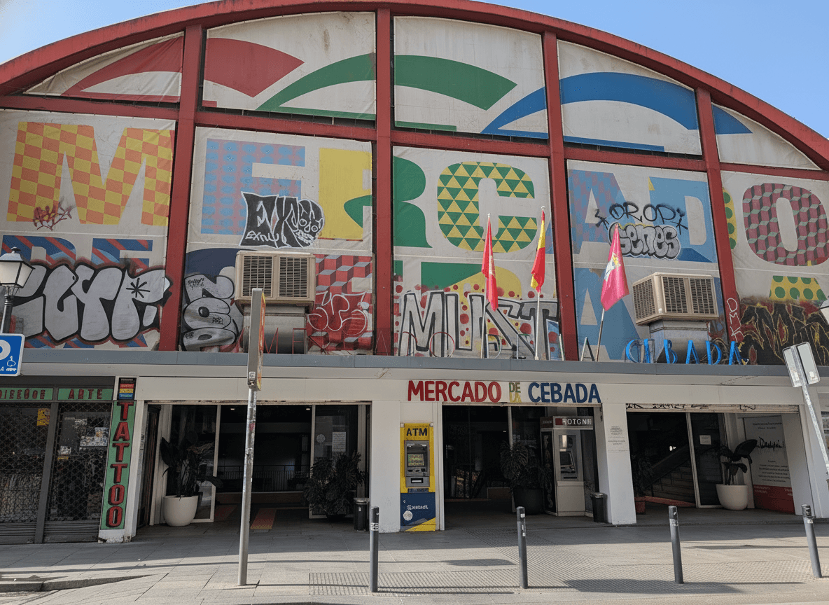 Productos frescos y tradición en el Mercado de la Cebada